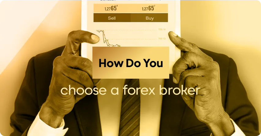 An engaged trader analyzing key criteria for choosing the best forex broker to enhance their trading experience.