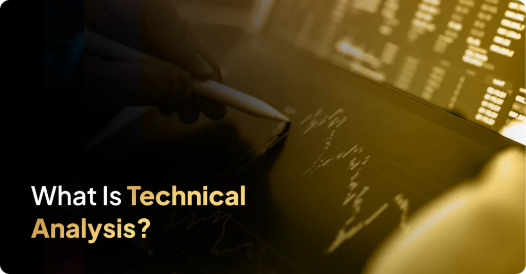 A visual representation of technical analysis, showcasing charts, trends, and indicators used in financial markets.