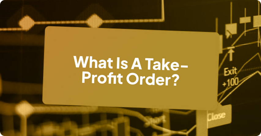 Illustration explaining a take-profit order in trading, highlighting its purpose and benefits for investors.